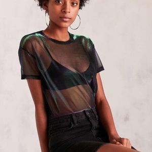 Urban Outfitters sheer T shirt